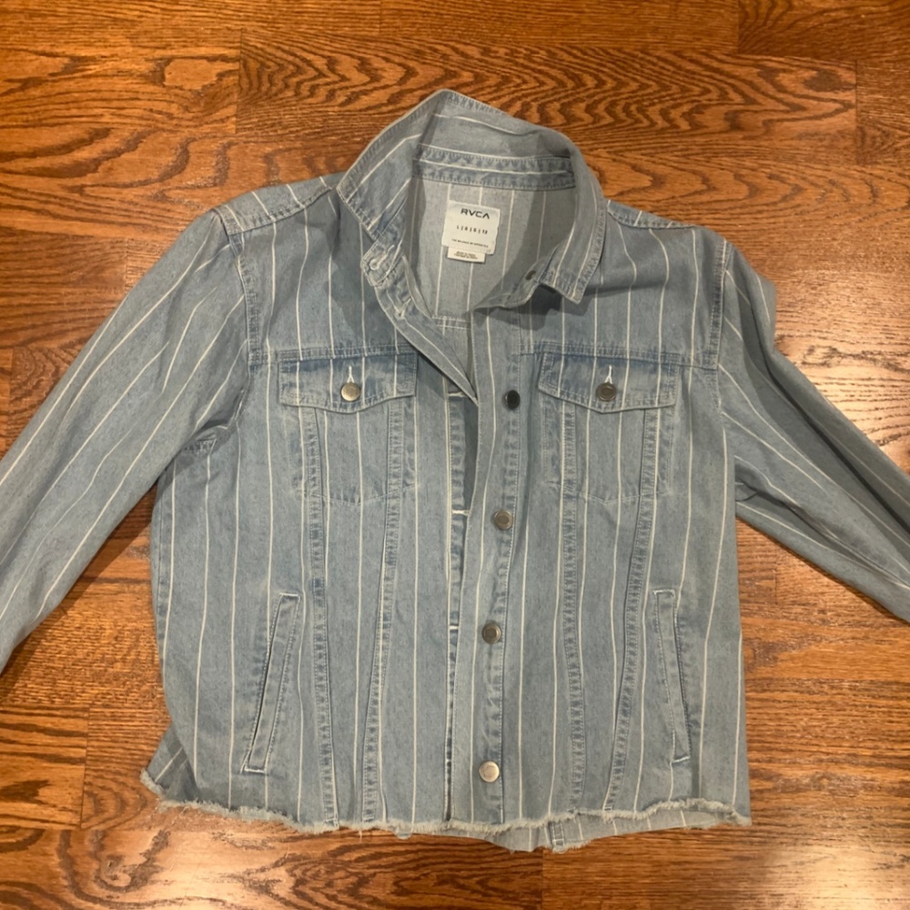 RVCA Denim Button-Up Jacket